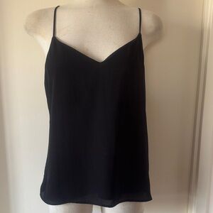 Banana Republic Elegant Black Spaghetti Strap Top M